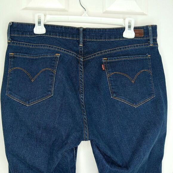 LEVI’S Women’s Dark Wash Supreme Curve Skinny Jeans Size 34 Flattering Stretch - Picture 5 of 12